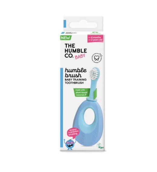 HUMBLE BROSSE A DENTS BLEU POUR BEBES A BASE DE PLANTES | Urban Drug store