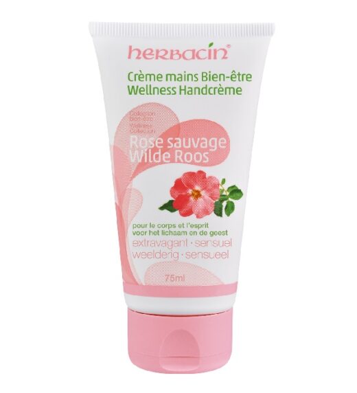 Herbacin hand cream wild rose tube 75ml 1 | Urban Drug store