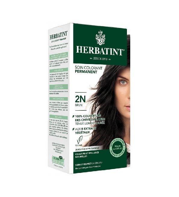Herbatint Soin Colorant Permanent 2N Brun 1 Herbatint Soin Colorant Permanent 2N Brun