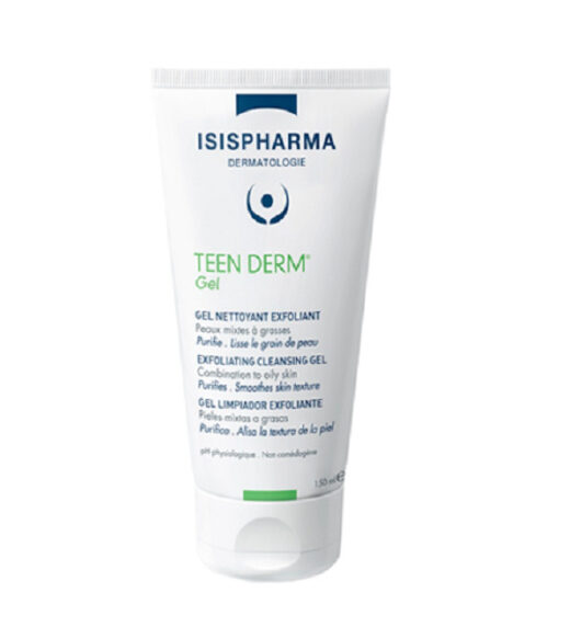 Isispharma Teen Derm Gel Nettoyant Exfoliant 150ml | Urban Drug store
