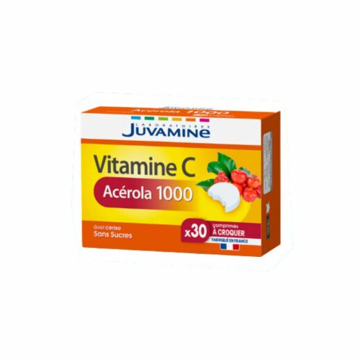 Juvamine Vitamine C acerola 30 comprimes 1 | Urban Drug store