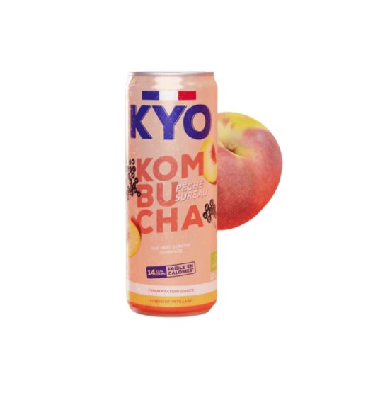 KYO KOMBUCHA PECHE SUREAU 330ML | Urban Drug store
