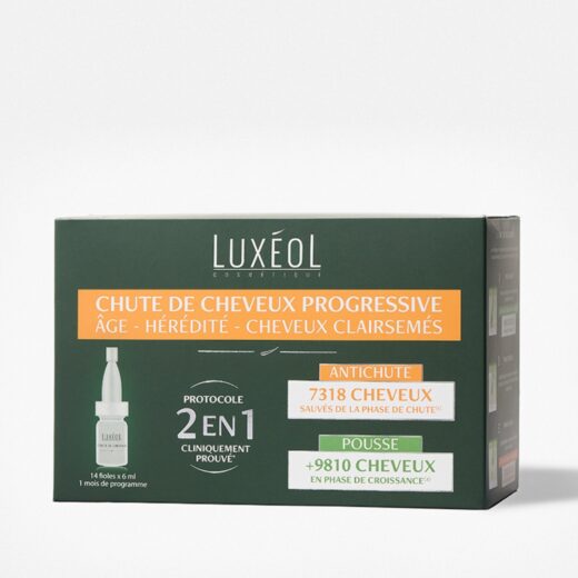 Luxeol Anti Chute progressive 2en1 14 fioles6ml | Urban Drug store