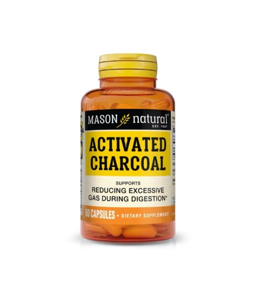 Mason Natural Activated Charcoal 60 capsules 787 60 | Urban Drug store