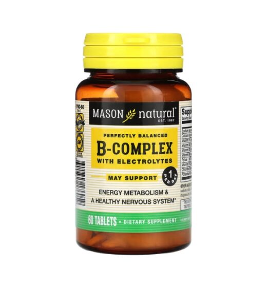 Mason Natural B Complex With electrolytes60 tablets 1760 60 | Urban Drug store