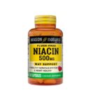 Mason Natural Flush-free Niacin 500mg 60 capsules 1499-60