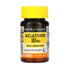 Mason Natural Melatonin 10mg 60 Tablets
