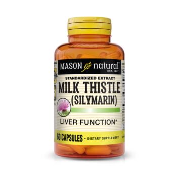 Mason Natural Milk Thistle Silymarin 60 Capsules 1299-60A