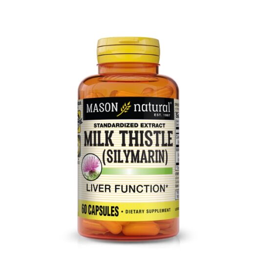 Mason Natural Milk Thistle silymarin 60 capsules 1299 60A | Urban Drug store