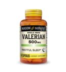 Mason Natural Whole Herb Valerian 500mg 60 capsules 1152-60A