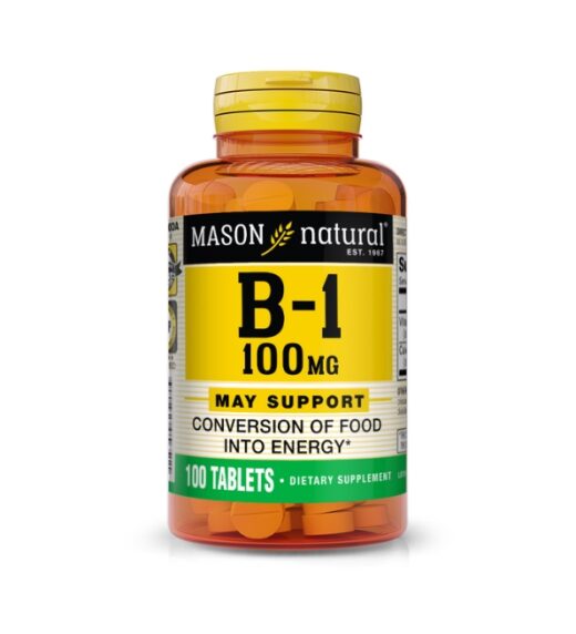 Mason natural B 1 100mg 100 tablets 565 100A | Urban Drug store