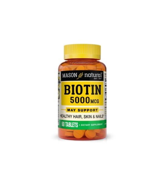 Mason natural Biotin 60 softgels 1632 60 | Urban Drug store