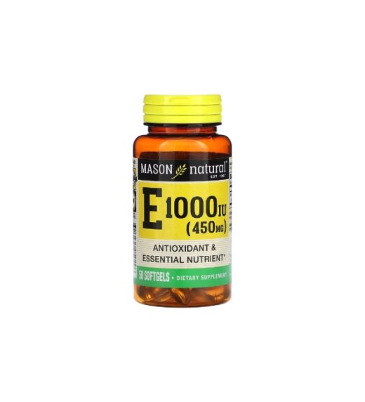 Mason natural E 1000 IU 50 softgels 504 50 | Urban Drug store