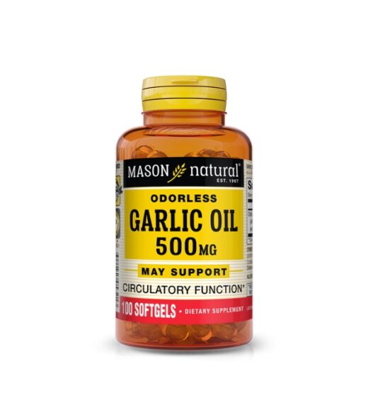 Mason natural Garlic Oil 500 mg 100 softgels 532 100 | Urban Drug store