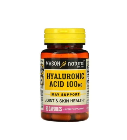 Mason natural Hyaluronic Acid 100 mg 30 capsules 1777 30 | Urban Drug store