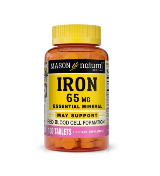Mason natural Iron 65mg 100 tablets 1497 100 | Urban Drug store