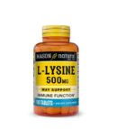 Mason Natural L-lysine 500mg 100 Tablets