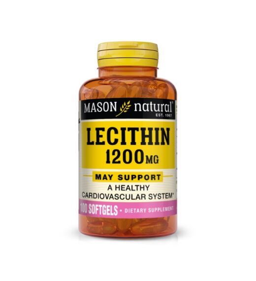 Mason natural Lecithin 1200mg 100 softgels 529 100C | Urban Drug store