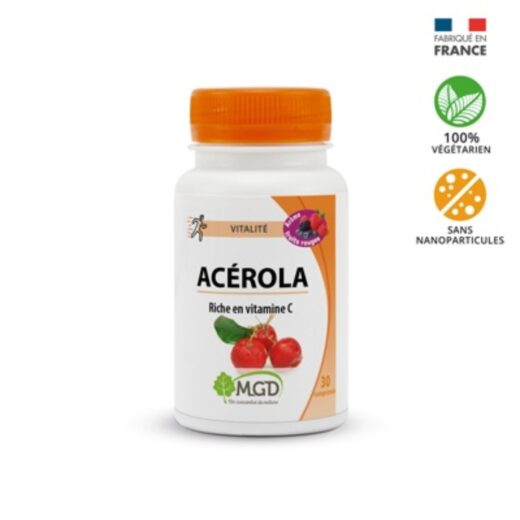 Mgd Acerola Fruits rouge 30 gelules | Urban Drug store