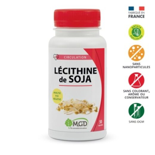 Mgd Lecithine de soja 100 capsules | Urban Drug store
