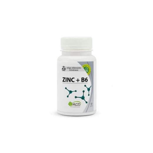 Mgd Nature zinc B6 60 Gelules | Urban Drug store