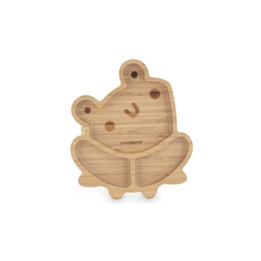 Miniland Assiette en bois Grenouille Ref 89472 | Urban Drug store