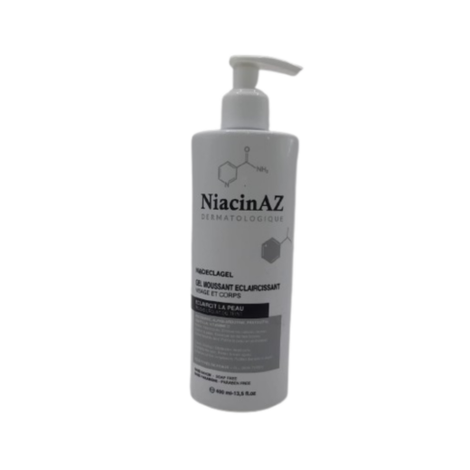NiacinAZ Niacieclagel Gel Moussant Eclaircissant 400ml | Urban Drug store