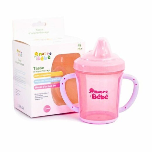 Notre bebe Tasse dapprentissage bec Dur 9m 270ml | Urban Drug store