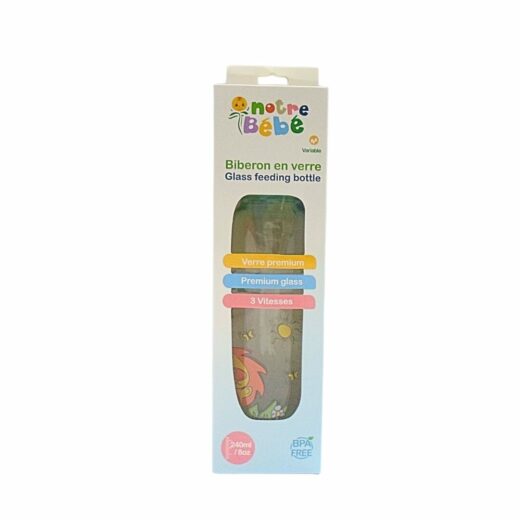 Notre bebe bib en verre Gm 240ml | Urban Drug store
