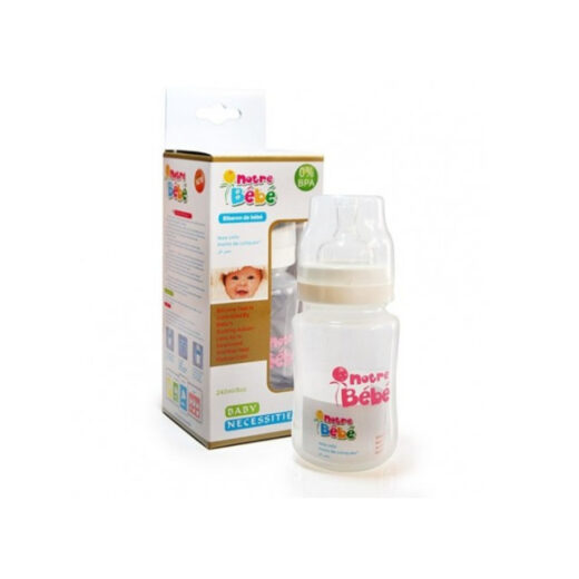 Notre bebe bib opaque Gm 3m 240ml | Urban Drug store