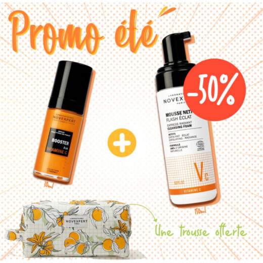 Novexpert Duo Booster Eclat Serum Booster Vit CMousse Flash Eclat | Urban Drug store