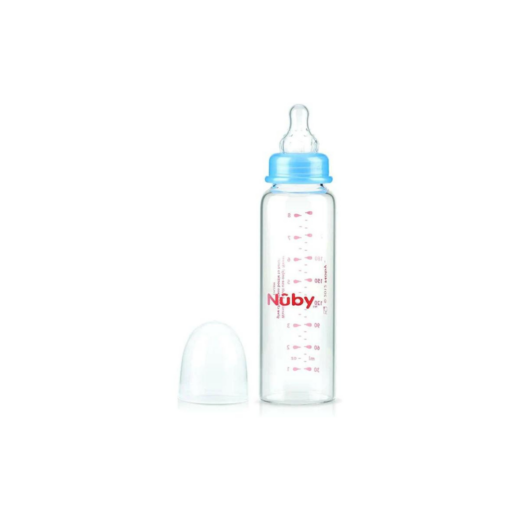 Nuby bib en verre standard 240ml3m ID1179 | Urban Drug store