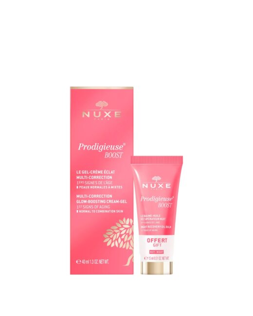 Nuxe Prodigieuse Boost Gel Creme Eclat Pnm 40ml Baume Nuit 15ml Offert | Urban Drug store