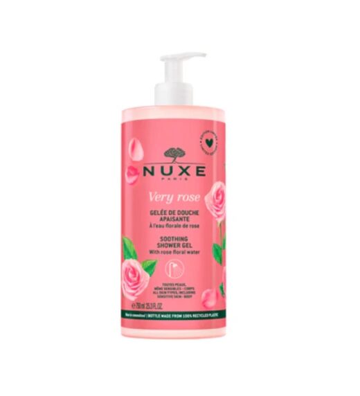 Nuxe very rose gelee de douche apaisant 750ml | Urban Drug store