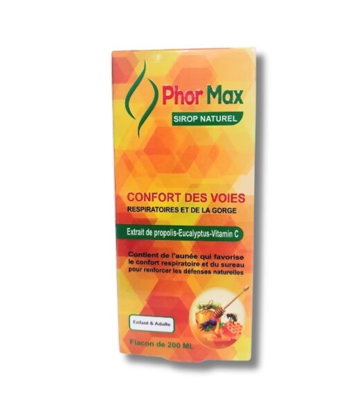 Phormax sirop naturel propolis eucalyptus Vit C 200ml | Urban Drug store