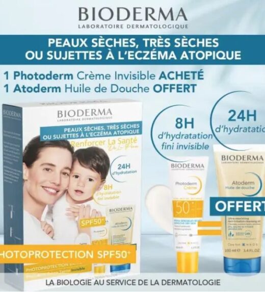 Photoderm Creme Invisible Spf50 Atoderm Huile Douche PACK 1 | Urban Drug store
