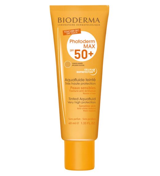 Photoderm MAX Aquafluide teinte doree SPF 50 40ml 3401561197654 bioderma 1 | Urban Drug store