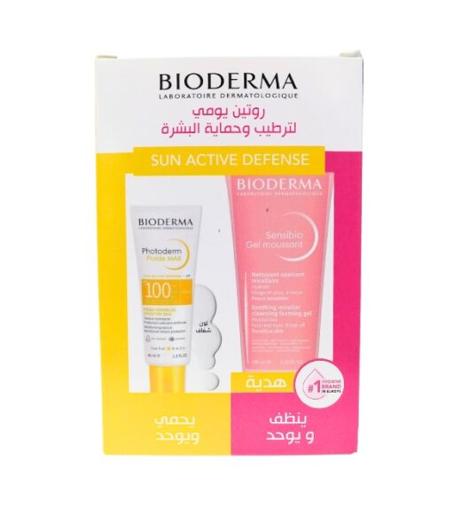 Photoderm duo pack Fluide max invisible spf100sensibio gel mouss | Urban Drug store