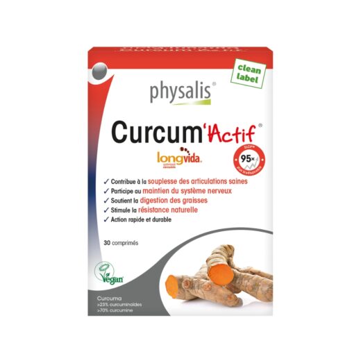 Physalis Curcuma Actif 30 comprimes | Urban Drug store