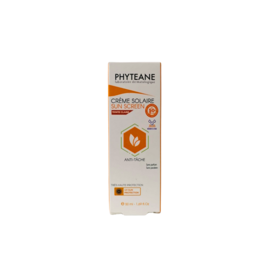 Phyteane Creme Solaire Teinte claire spf50 50ml | Urban Drug store