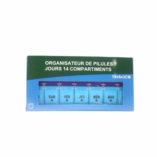 Pilulier Organisateur de pilules 7j14 compartiments ref AM09 077 | Urban Drug store
