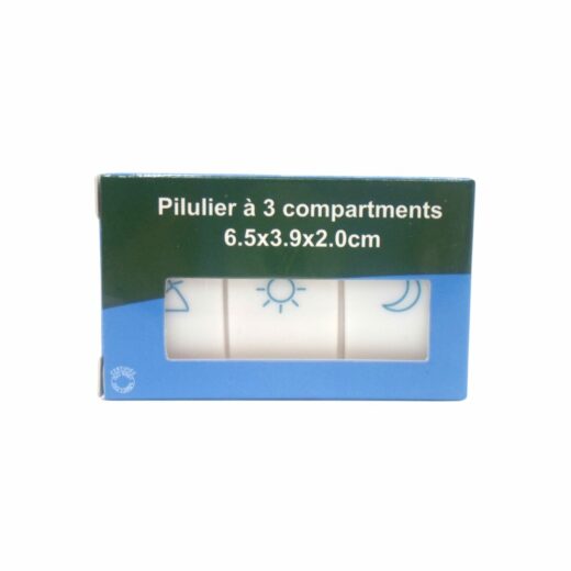 Pilulier a 3 compartments ref AM09 110 | Urban Drug store