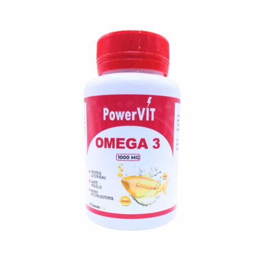 Powervit Omega 3 1000mg 60capsules | Urban Drug store