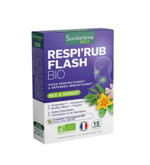 SANTAROME RESPIRUB FLASH 15COMP | Urban Drug store