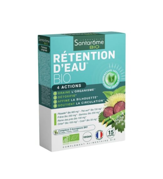 SANTAROME RETENTION EAU 15 COMPRIMES | Urban Drug store