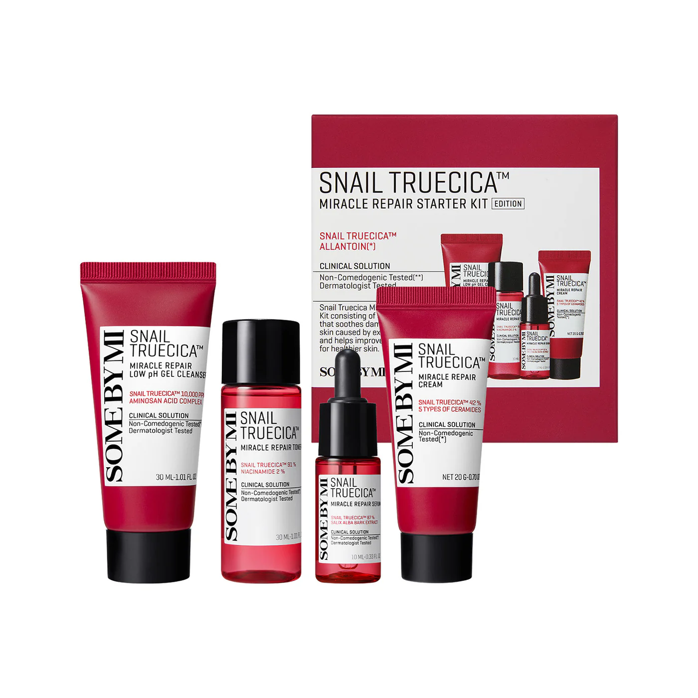 SOME BY MI SNAIL TRUECICA MIRACLE REPAIR STARTER KIT 1 SOME BY MI SNAIL TRUECICA MIRACLE REPAIR STARTER KIT