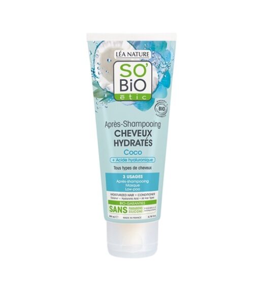 SO BIO APRES SHAMPOOING CHEVEUX HYDRATES 200ML | Urban Drug store