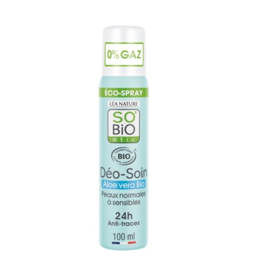 SO BIO DEODORANT SPRAY ALOE VERA 100ML | Urban Drug store