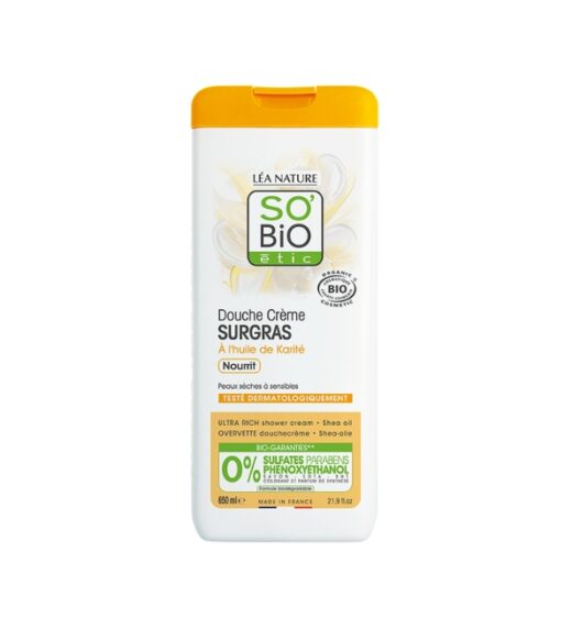 SO BIO DOUCHE CREME SURGRAS A LHUILE DE KARITE 650ML | Urban Drug store