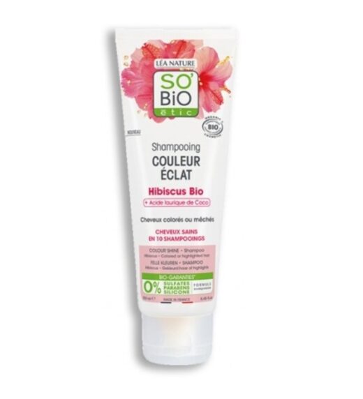 SO BIO SHAMPOING COULEUR ECLAT HIBISCUS 250ML | Urban Drug store